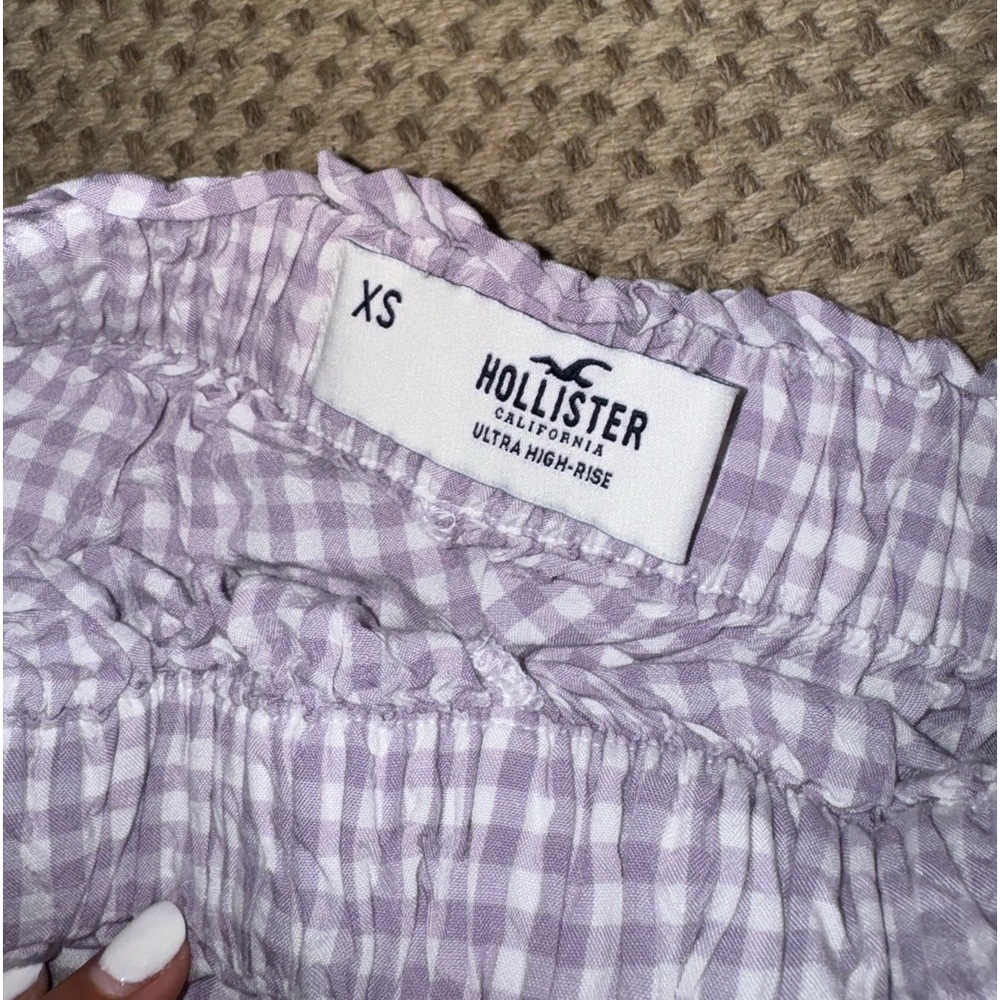 Hollister high-rise Gingham Ruffle Picnic Short